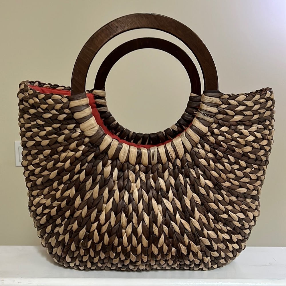 Oversized wicker beach bag - The Limited